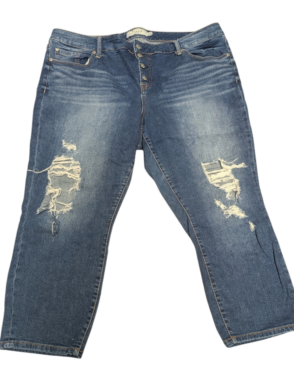 Torrid Distressed JEANS Size 22